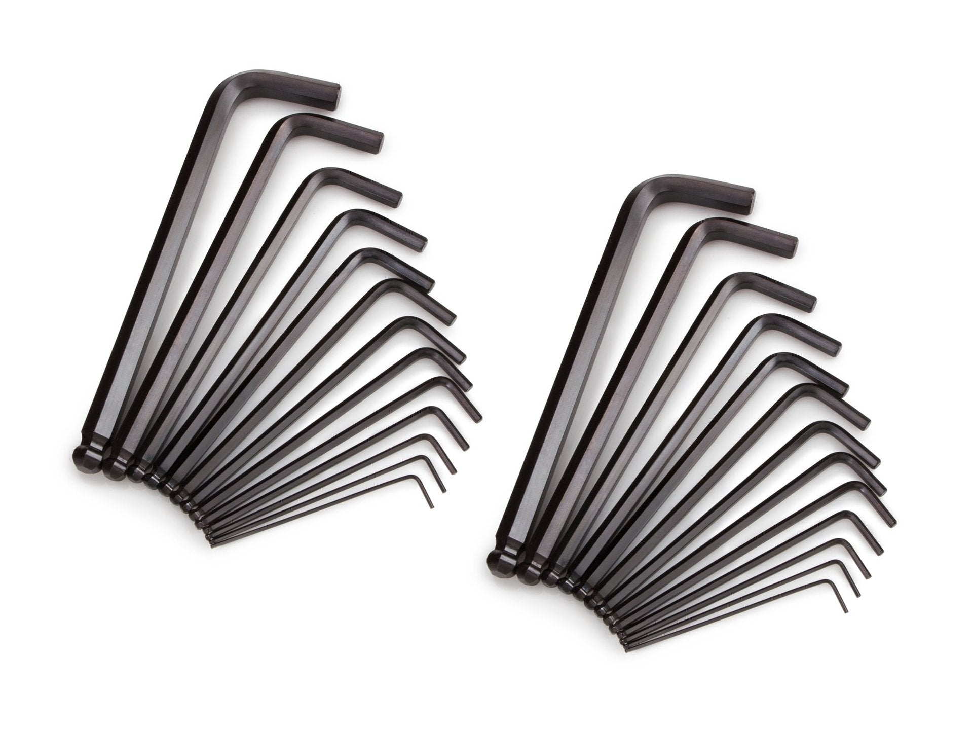 26pc metric/imperial blackened screwdriver, medium-length manual wrench, hex socket head cap L-shaped wrench