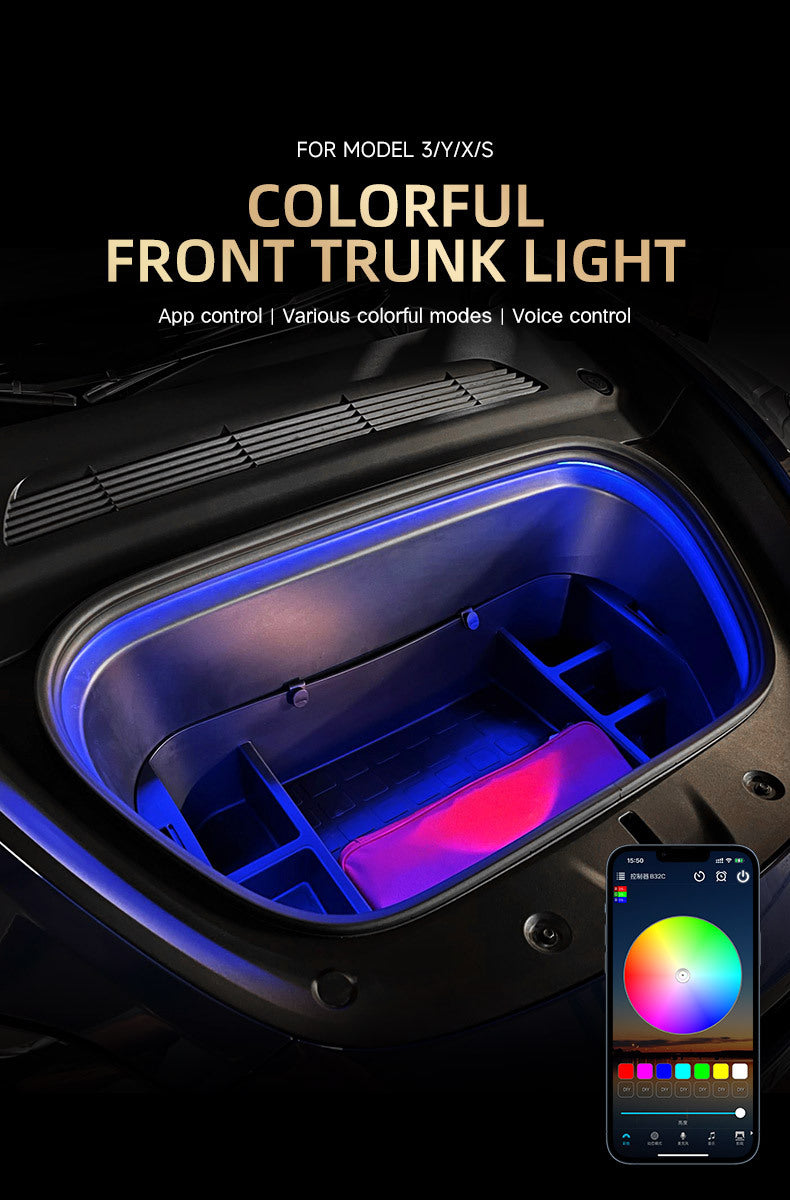 Tesla Model 3/Y/S/X Front Trunk LED Light Strip