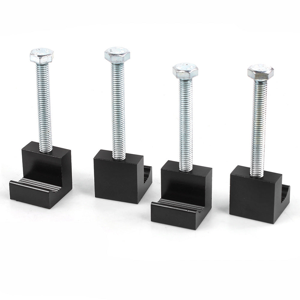 Car modification parts, truck aluminum alloy J-hook cross-locking device, pickup truck toolbox fixer