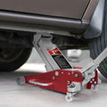 3-ton hydraulic horizontal jack for off-road vehicles and cars, a tire-changing tool mounted on the roof.