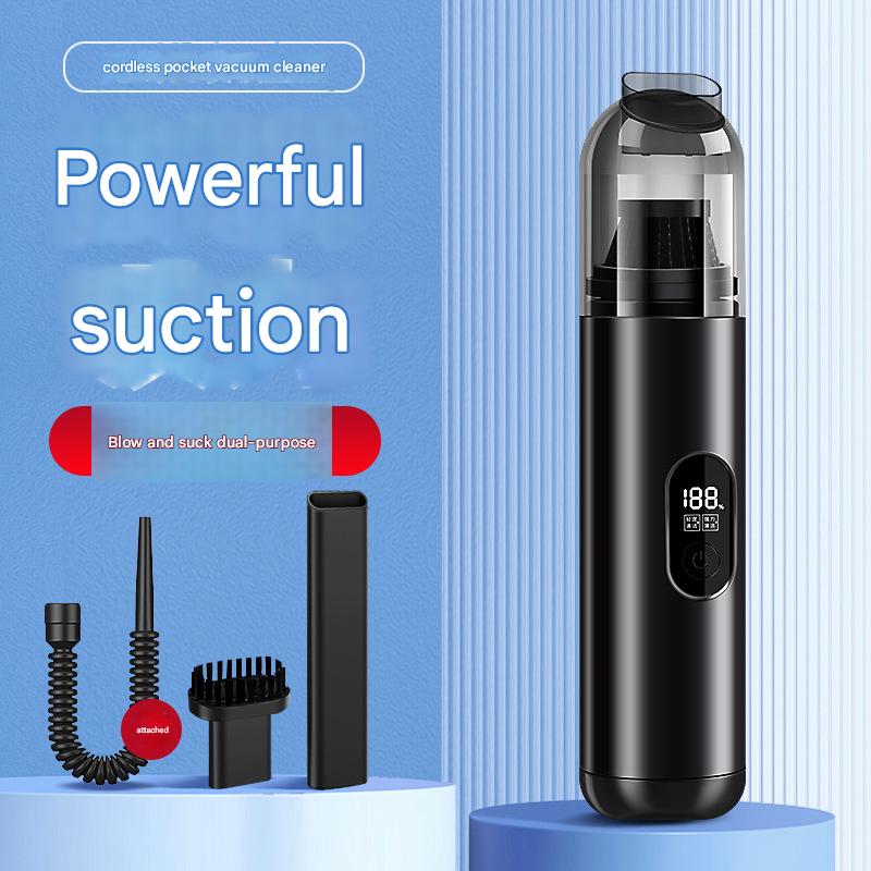 Car vacuum cleaner, wireless portable handheld mini car vacuum cleaner with super powerful motor.