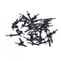 50-piece pack of bumper rivets - Suitable for: BMW, Jeep, Ford, and other wholesale vehicles.