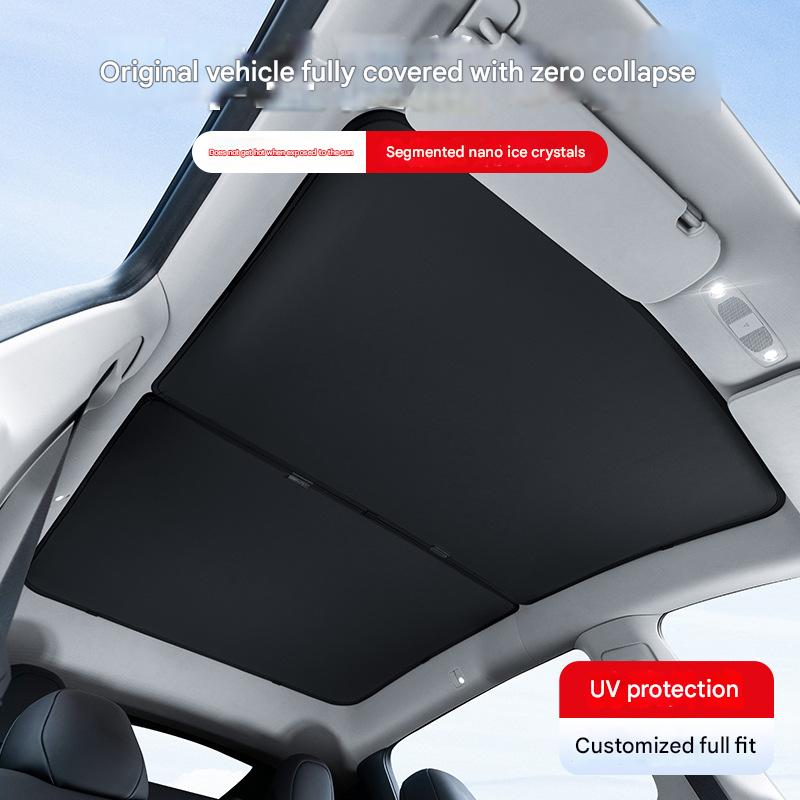 Model 3 panoramic sunroof sunshade