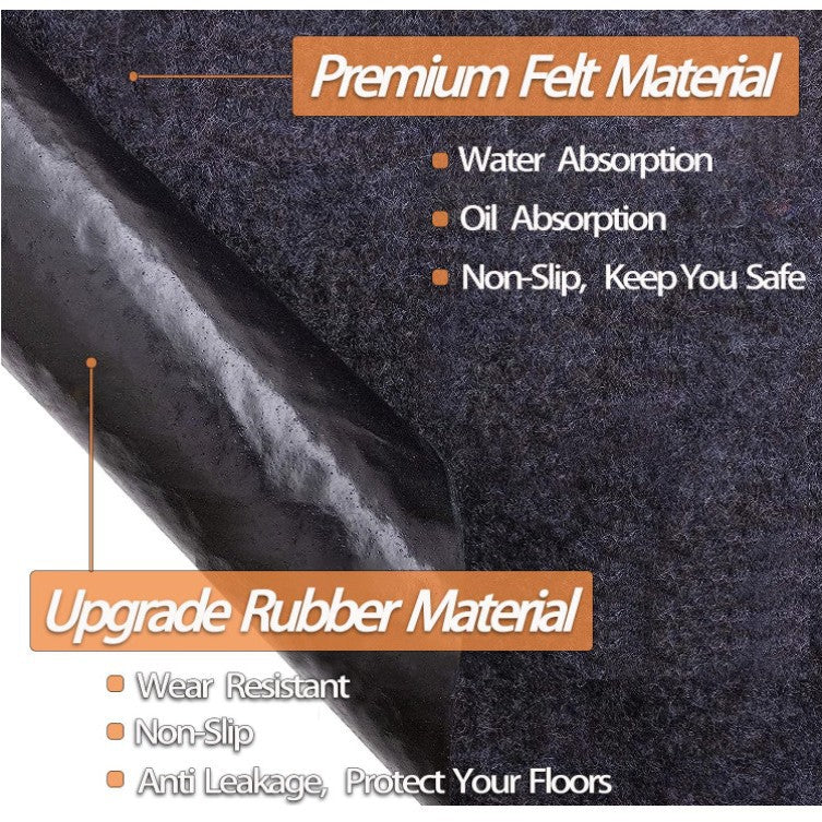 Oil-proof mats, garage floor mats, car repair mats, felt barbecue mats
