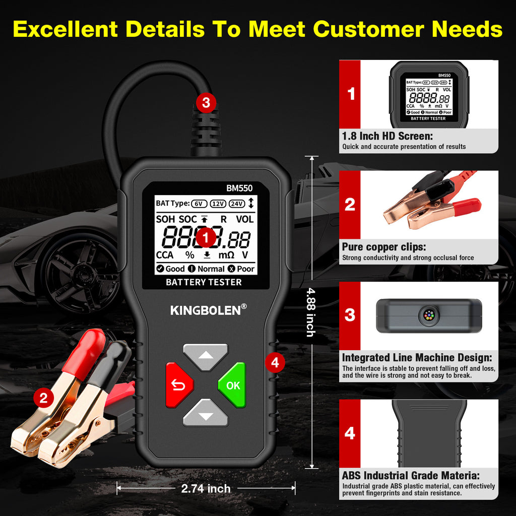 Car jump starter, vehicle-mounted air inflator, multi-functional emergency jump starter