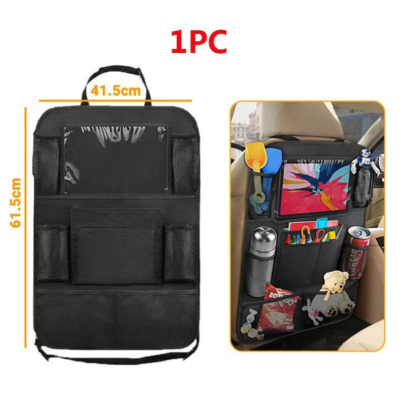 Car storage bag, Oxford cloth, for car seat backs, pressure-resistant and wear-resistant.