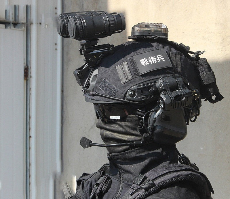 Binoculars, external night vision kit