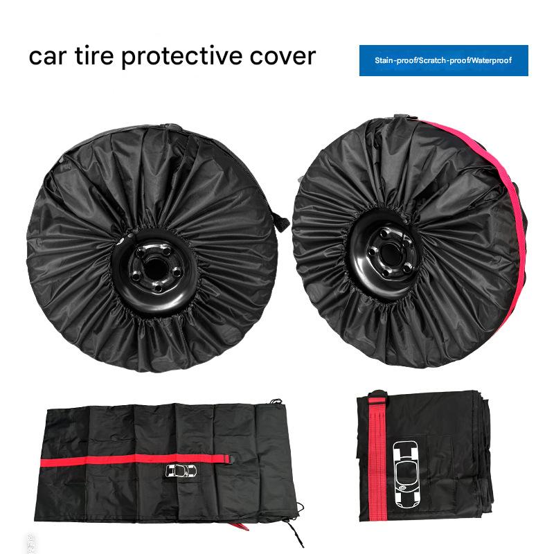 Car tire cover storage bag, spare tire storage bag, tire cover, spare tire cover, snow tire, drift tire