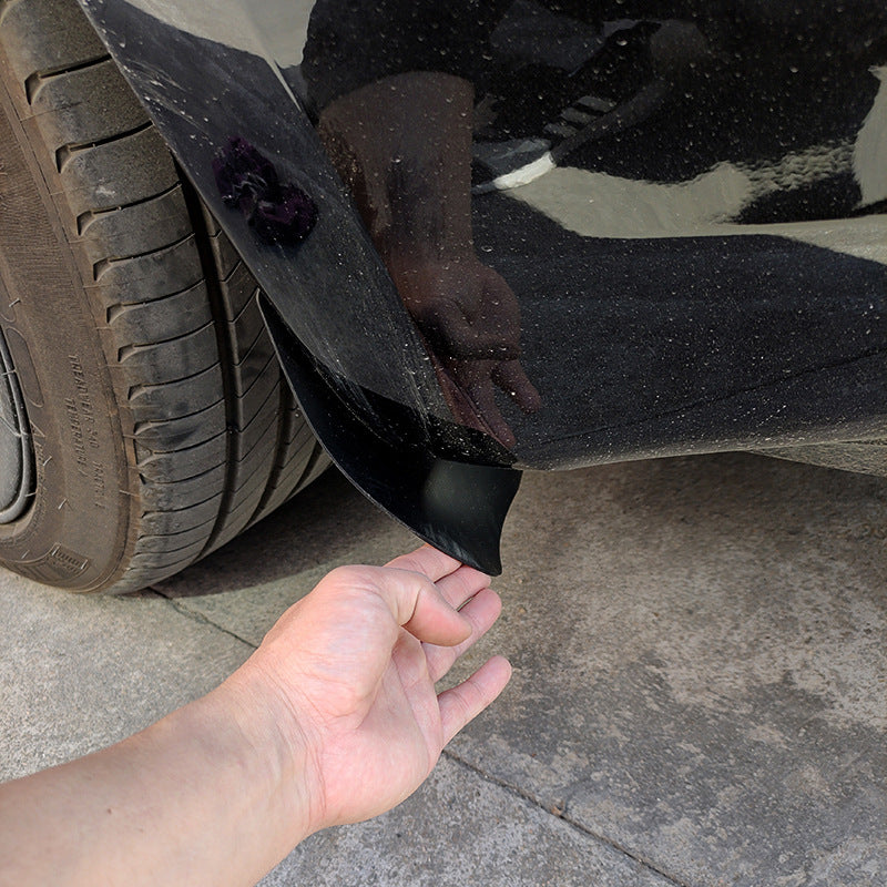 Tesla Model Y mudguards updated with new 3 aftermarket accessories, no drilling required for front and rear wheel mudguards
