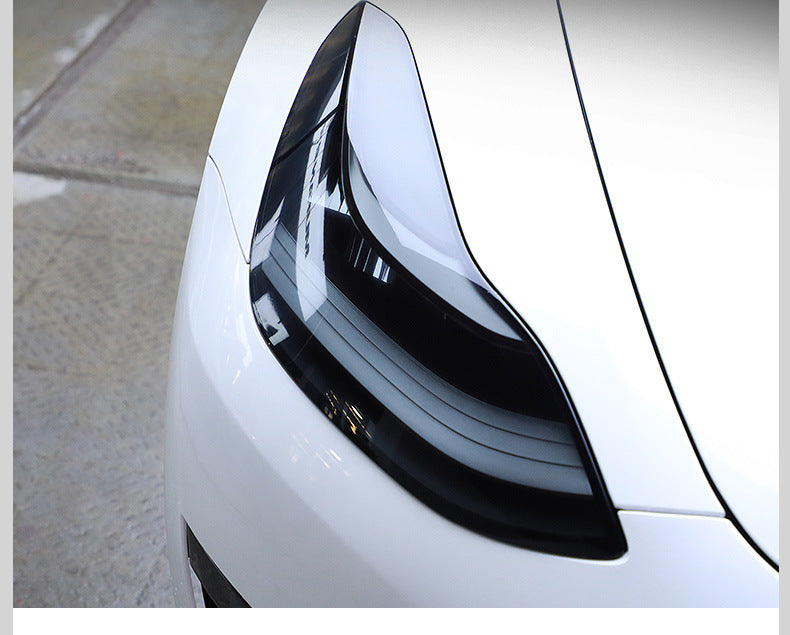 Tesla 2019-2022 models Tesla headlight and taillight modification TPU film