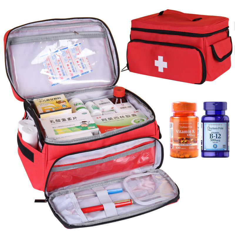 New small medicine storage bag, family first aid storage box, medical tool kit