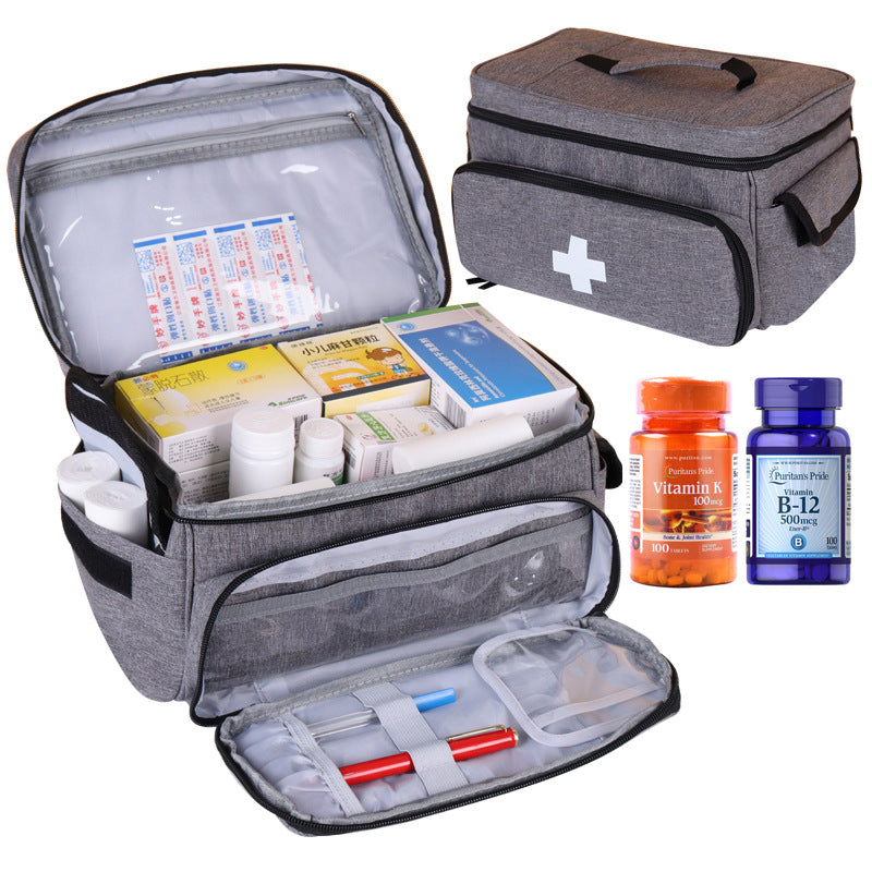 New small medicine storage bag, family first aid storage box, medical tool kit