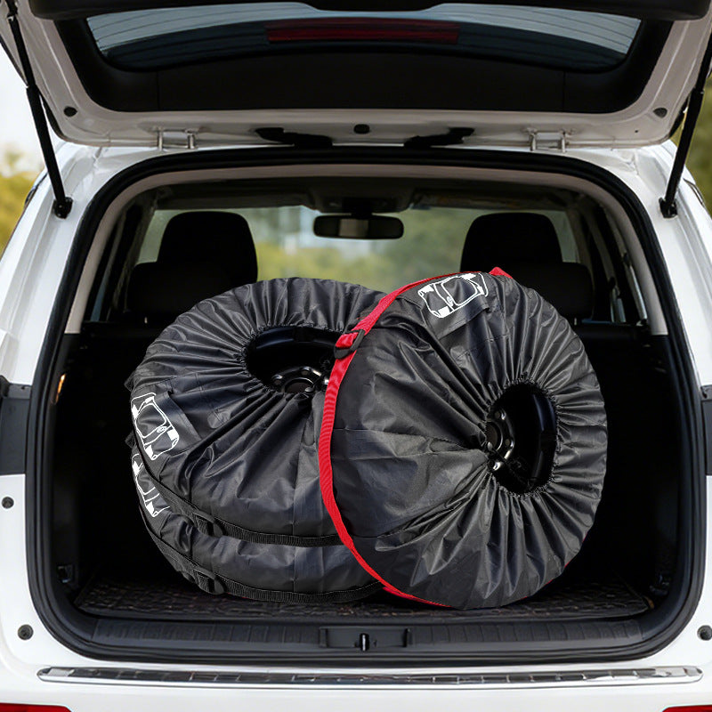 Car tire cover storage bag, spare tire storage bag, tire cover, spare tire cover, snow tire, drift tire