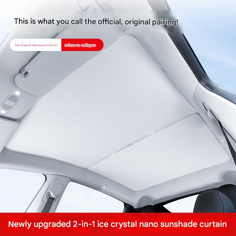 Model 3 panoramic sunroof sunshade