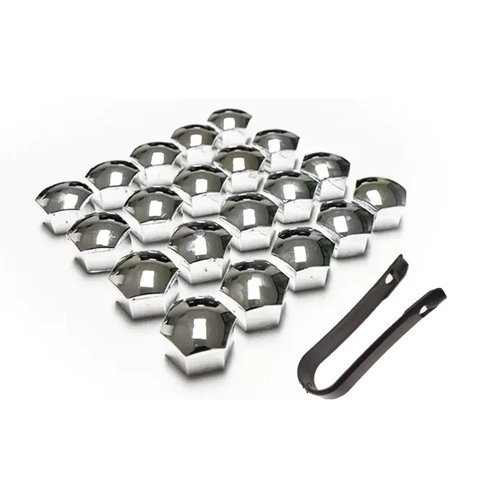 Tesla wheel hub screw caps, wheel protection caps, tire decorative covers, dust and rust prevention covers