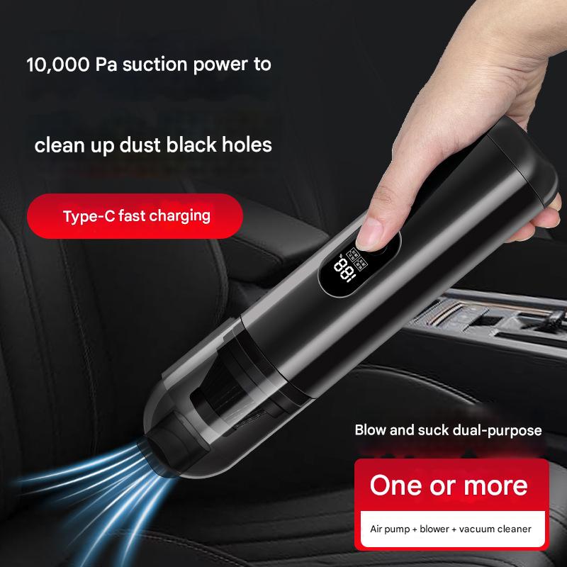 Car vacuum cleaner, wireless portable handheld mini car vacuum cleaner with super powerful motor.