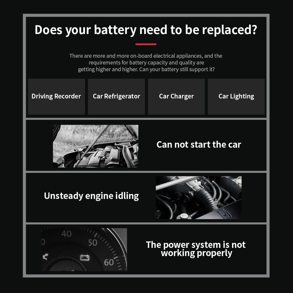 Car jump starter, vehicle-mounted air inflator, multi-functional emergency jump starter