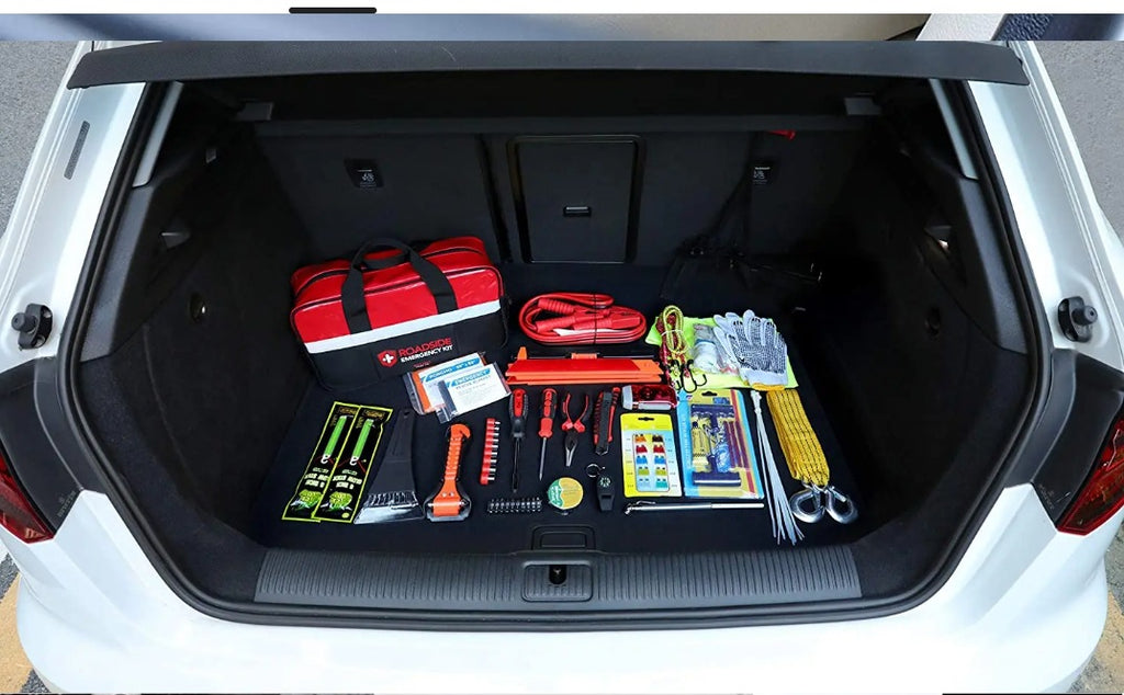 Car emergency kit, vehicle first-aid kit, self-driving equipment package, car safety kit, tool box