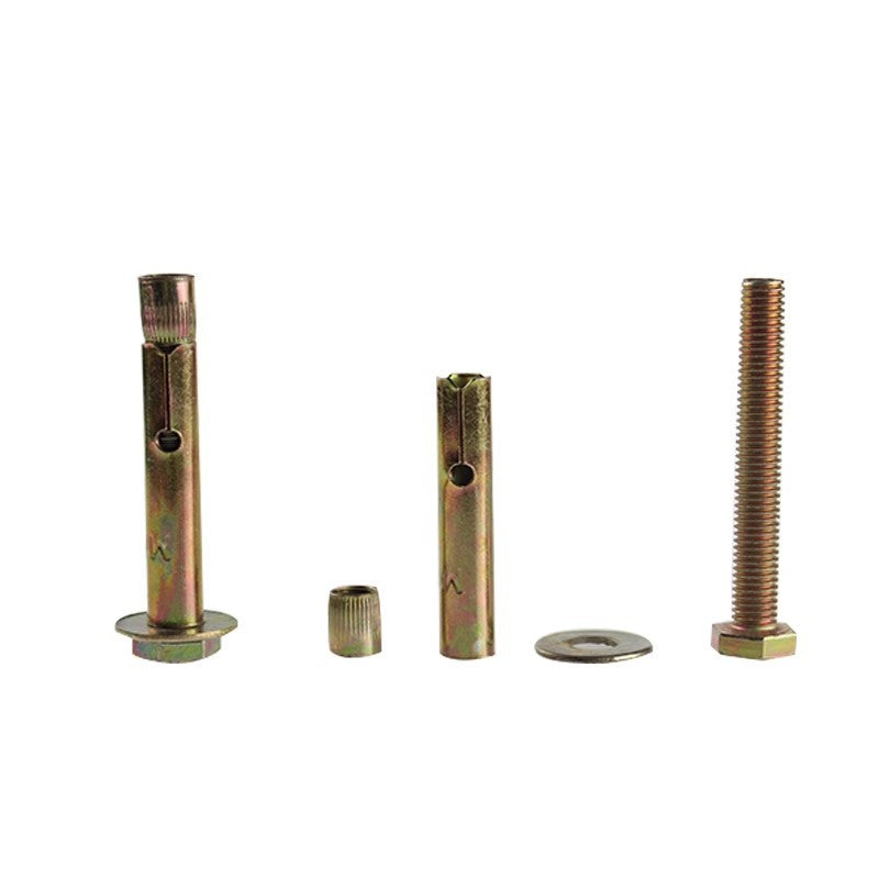 Speed bump expansion bolts, speed bump rubber cast steel positioners, quiet, impact-resistant, and shock-absorbing.