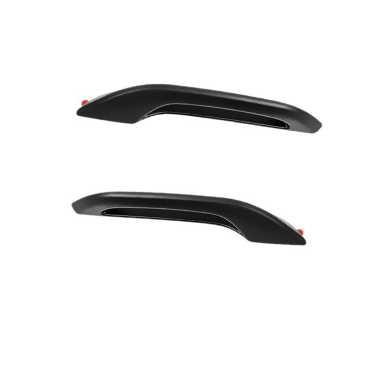 Upgraded Model 3 Y with antifreeze door handles; Tesla carbon fiber door handle modification.