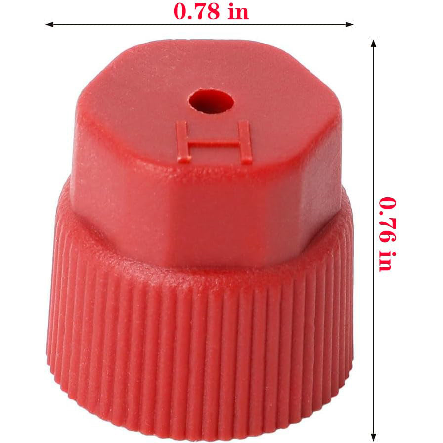 Car air conditioning repair parts 10-piece set, 13R134a air conditioning caps, 16mm service system charging port covers