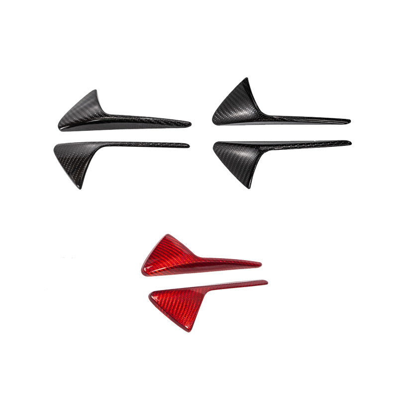 Tesla Model 3/Y Carbon Fiber Side Camera Protector Decorative Cover Fender Modification