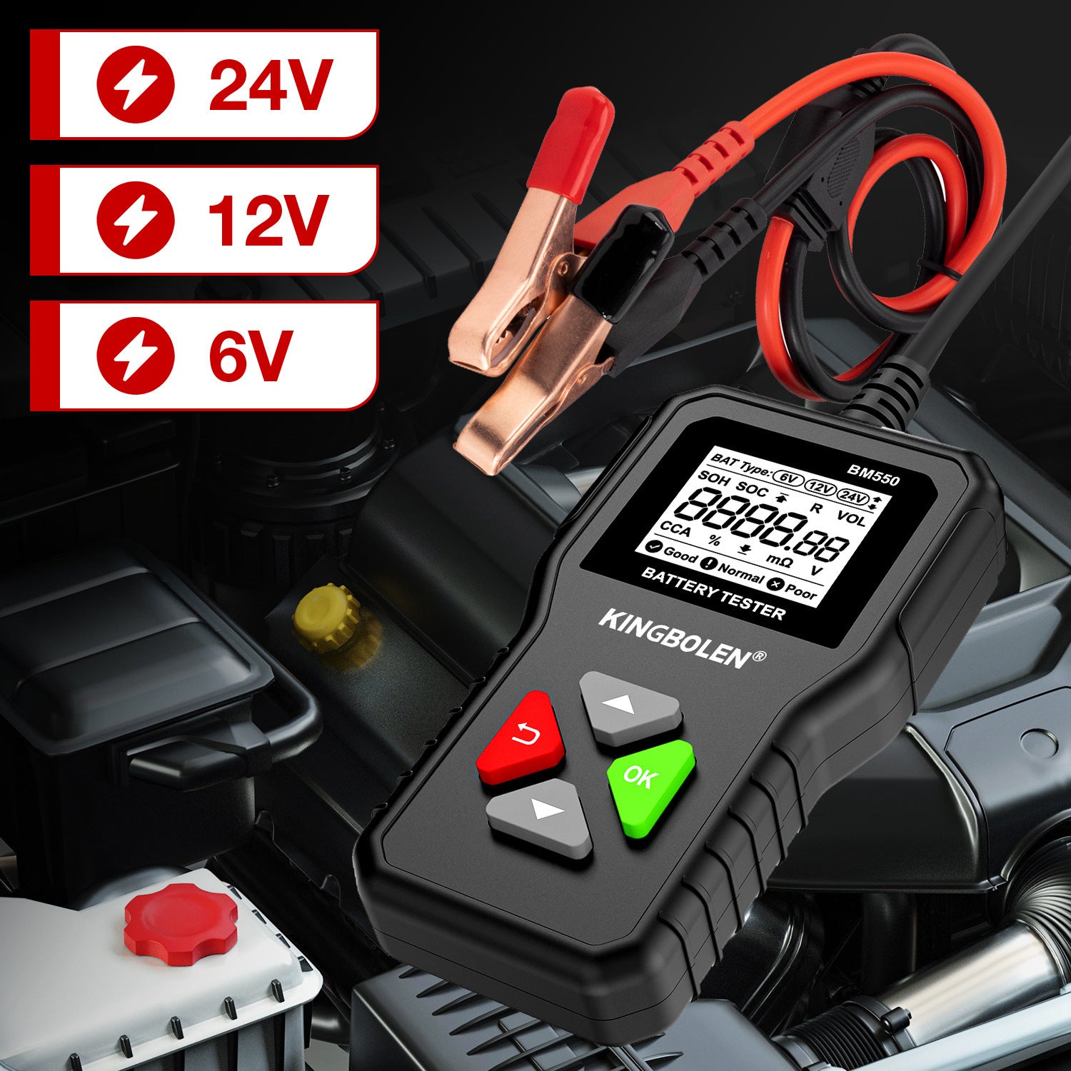 Car jump starter, vehicle-mounted air inflator, multi-functional emergency jump starter