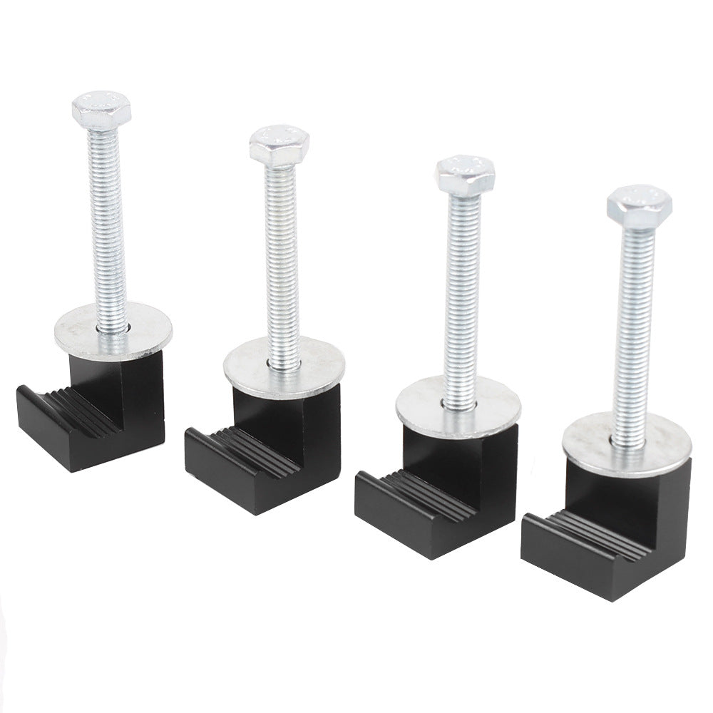 Car modification parts, truck aluminum alloy J-hook cross-locking device, pickup truck toolbox fixer