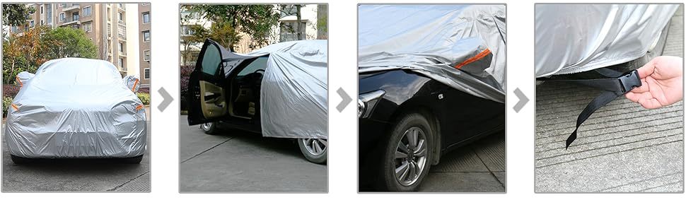 Car cover, waterproof, hailproof, sunshade, and sun protection