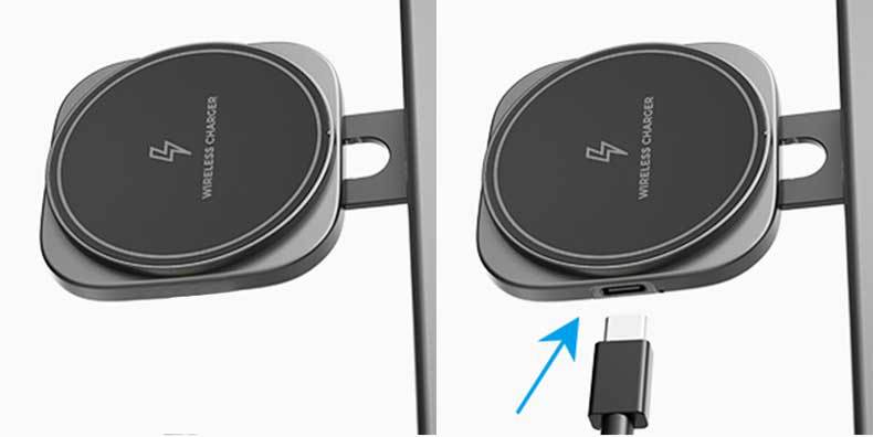 Tesla Model Y/3 in-car phone holder with wireless charger