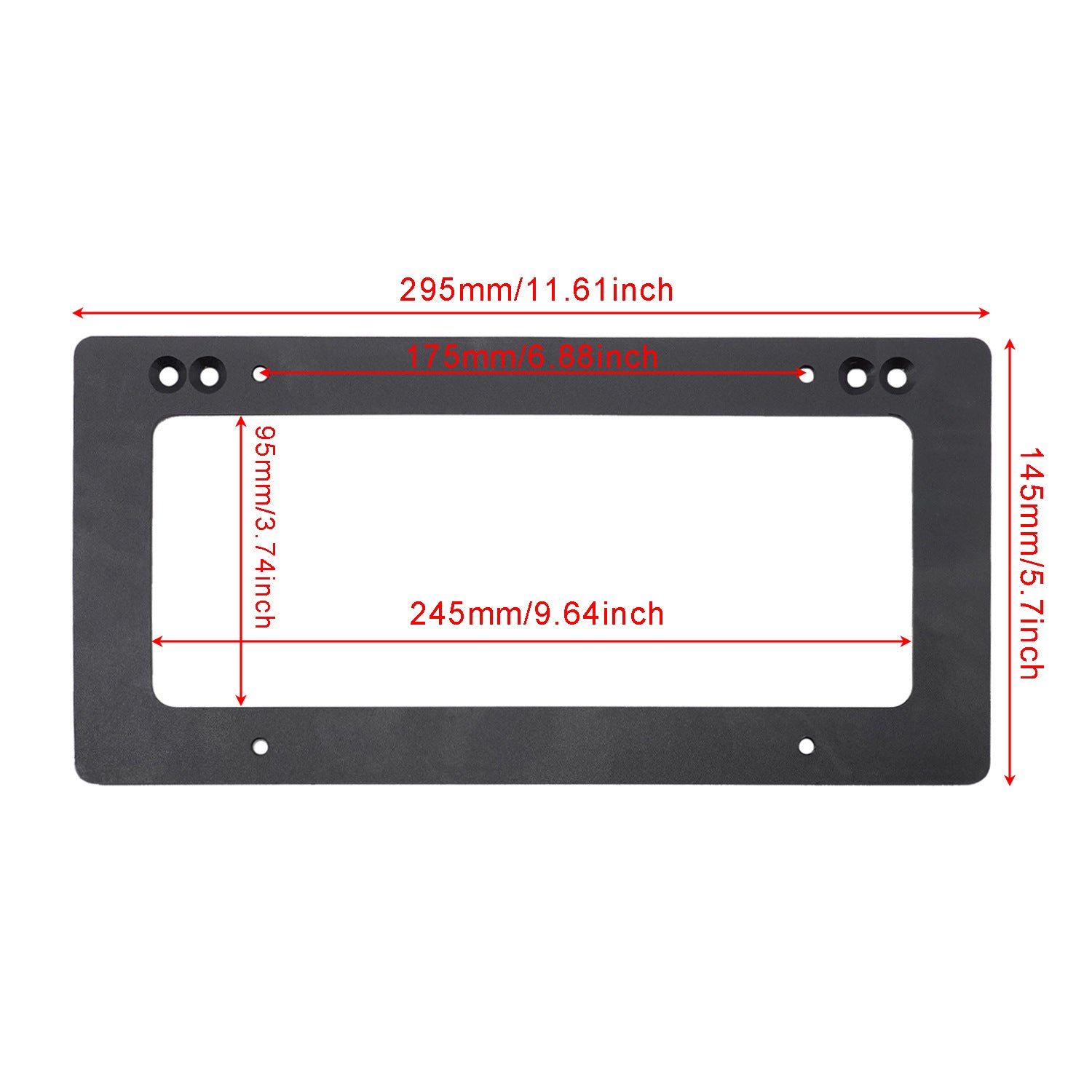 Tesla Model Y/3 license plate frame