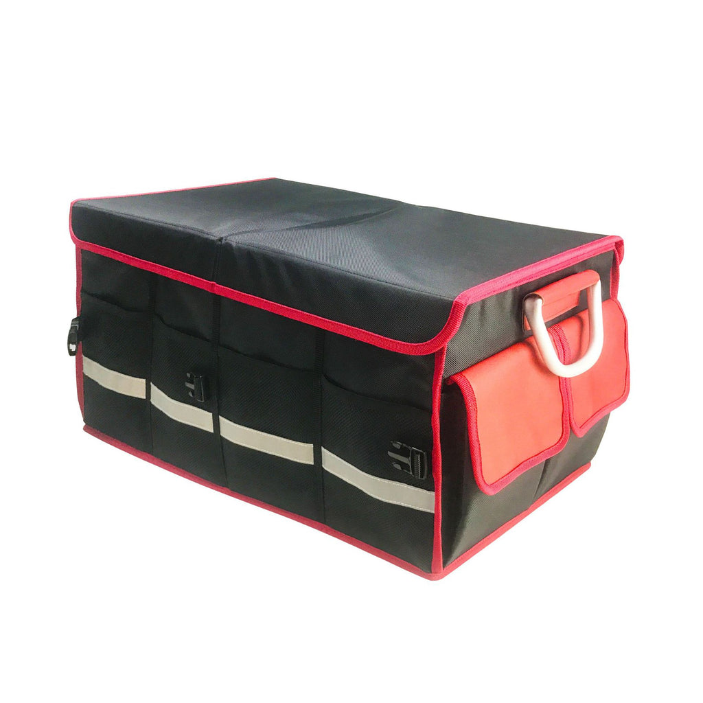 Car trunk storage box, outdoor camping folding Oxford cloth storage box, car storage box