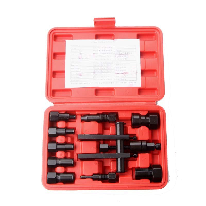 10-piece bearing removal tool set, two-jaw motorcycle bearing removal tool, two-jaw puller, wheel puller Multi-functional bearing removal tool