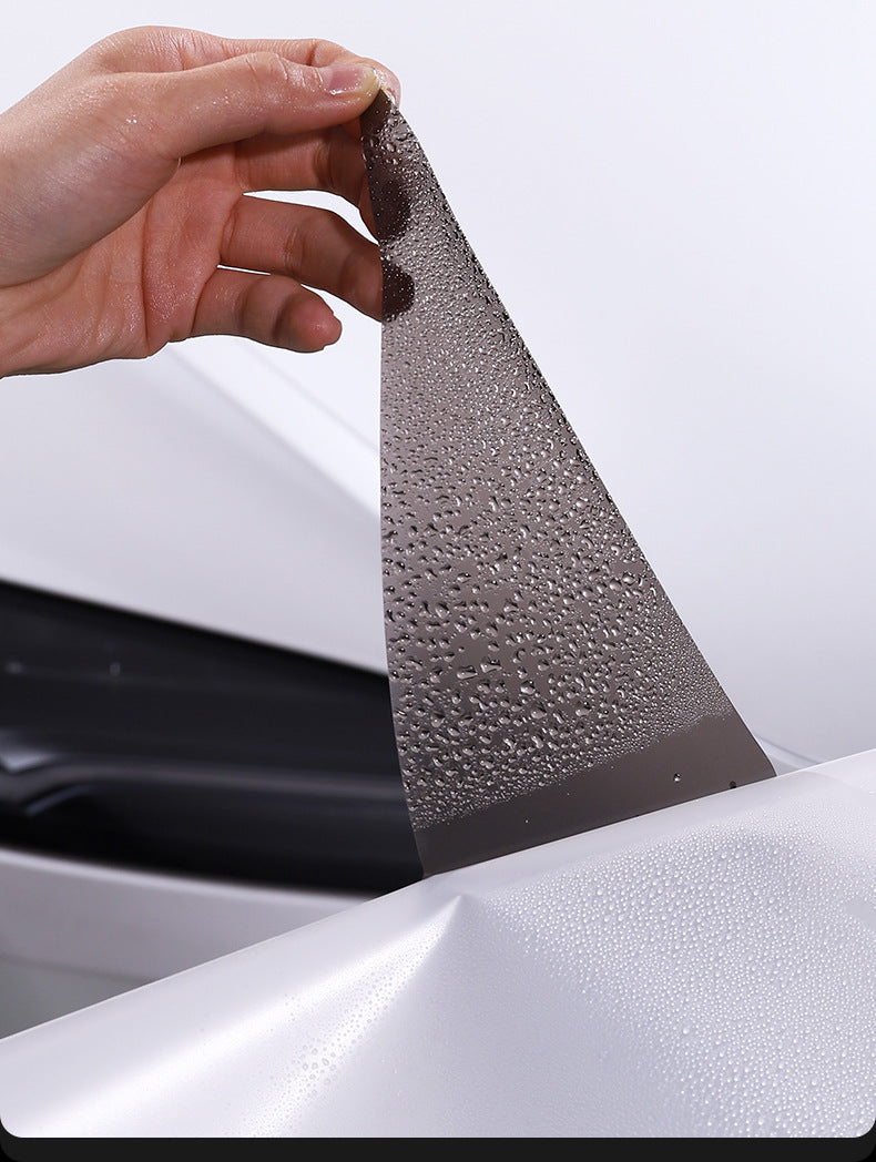 Headlight eyebrow trim strip, updated version of headlight protective film