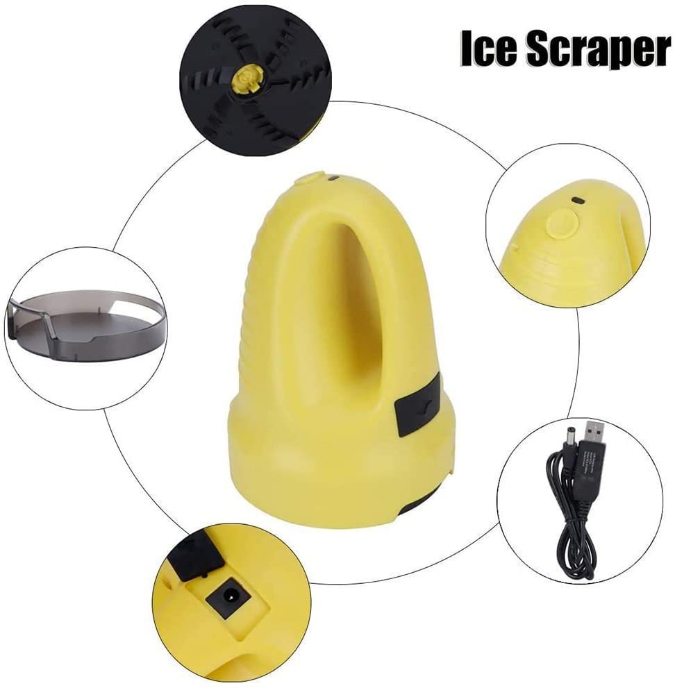 Car snowplow, de-icer