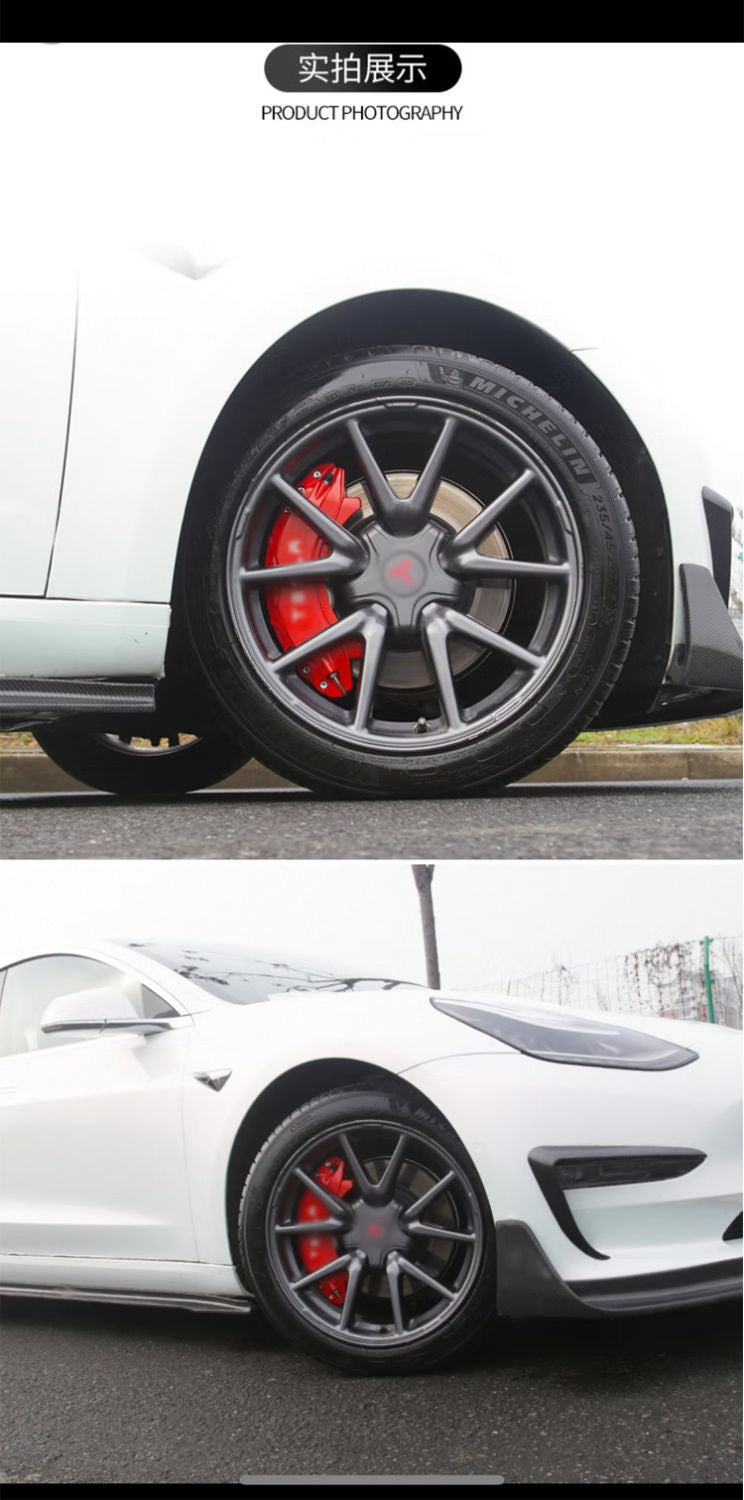 Tesla caliper cover wheel hub brake caliper