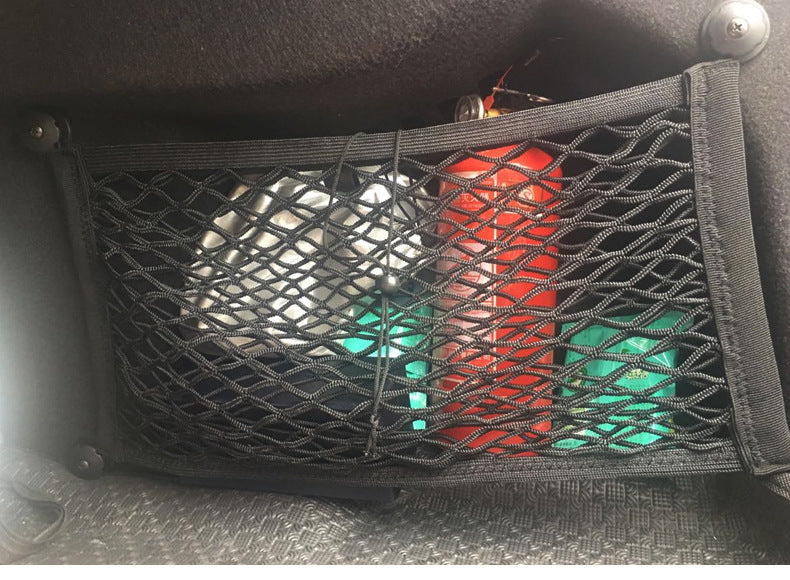 Car mesh bags, side mesh storage bags, fire extinguisher mounting brackets, trunk mesh bags, car mesh, seat mesh
