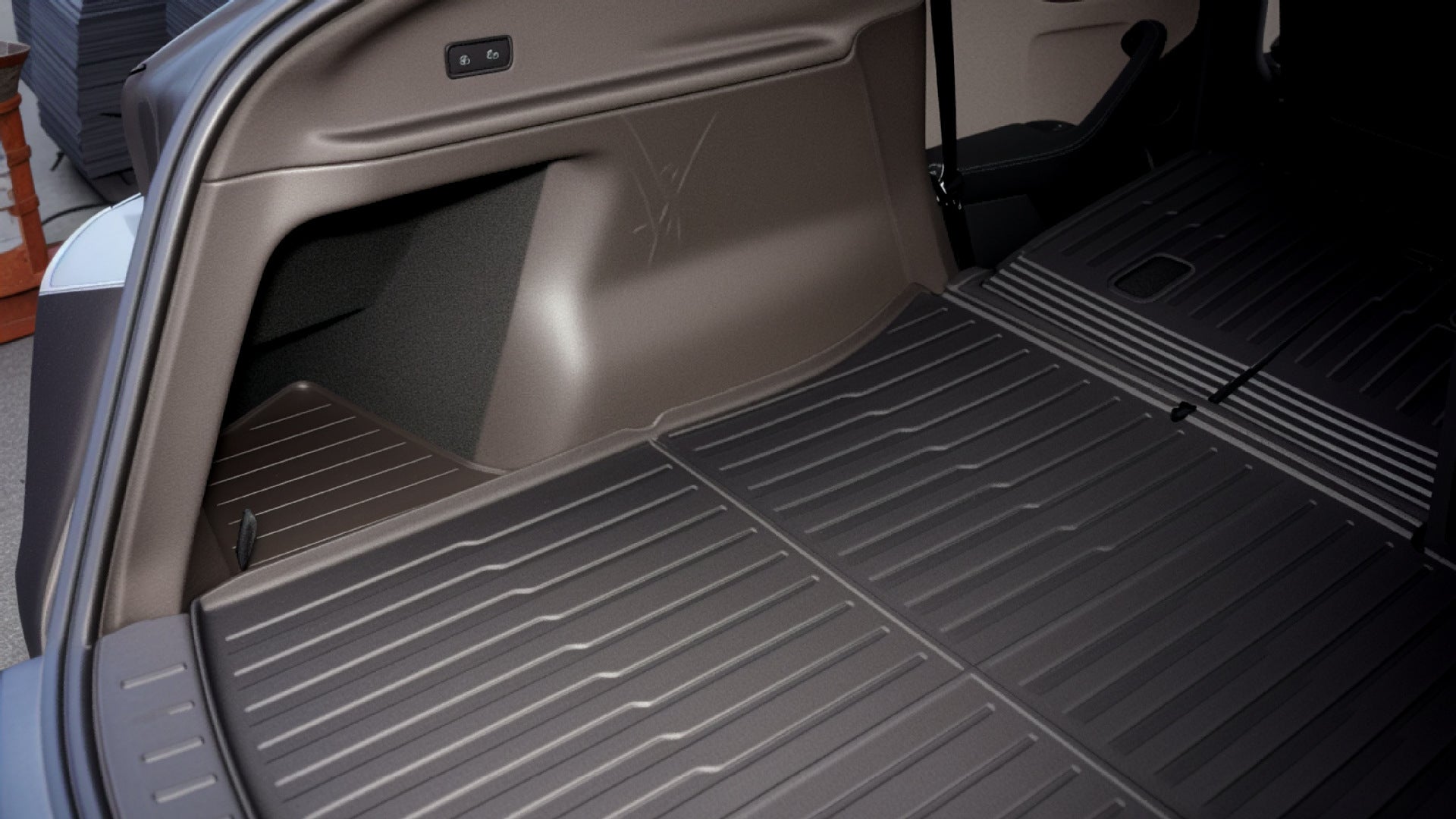 Tesla's new Modely one-piece trunk mat, TPE car trunk mat, custom wholesale.