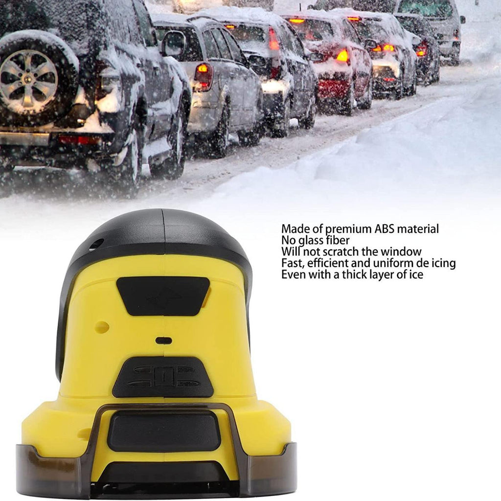 Car snowplow, de-icer