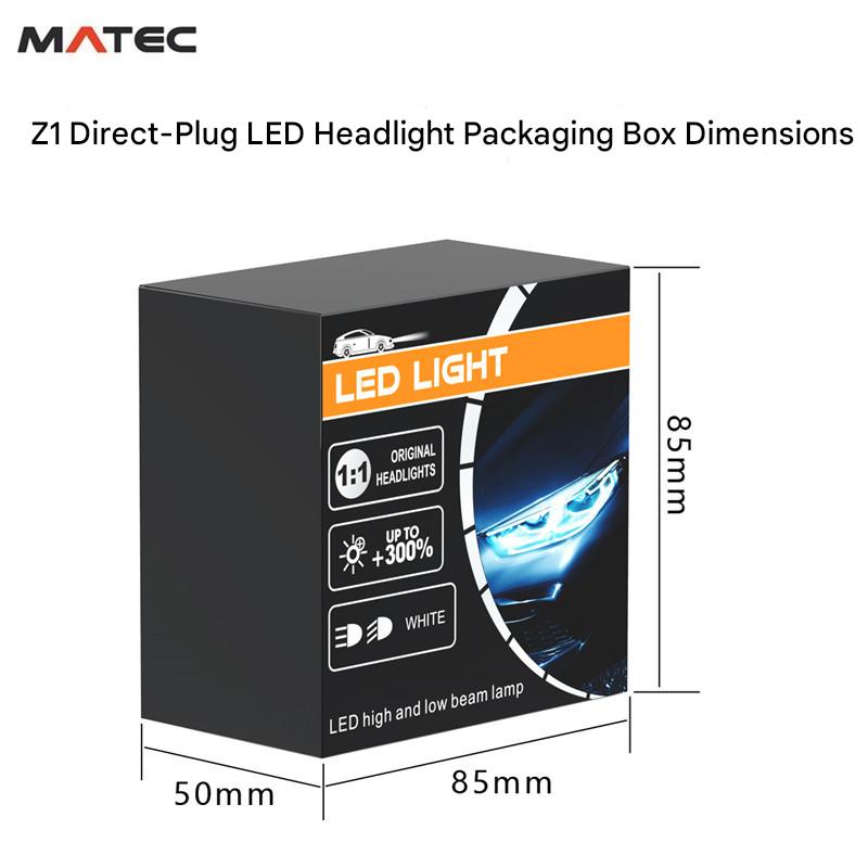 Direct-plug LED car headlights