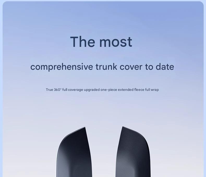 Model Y trunk side guard plate