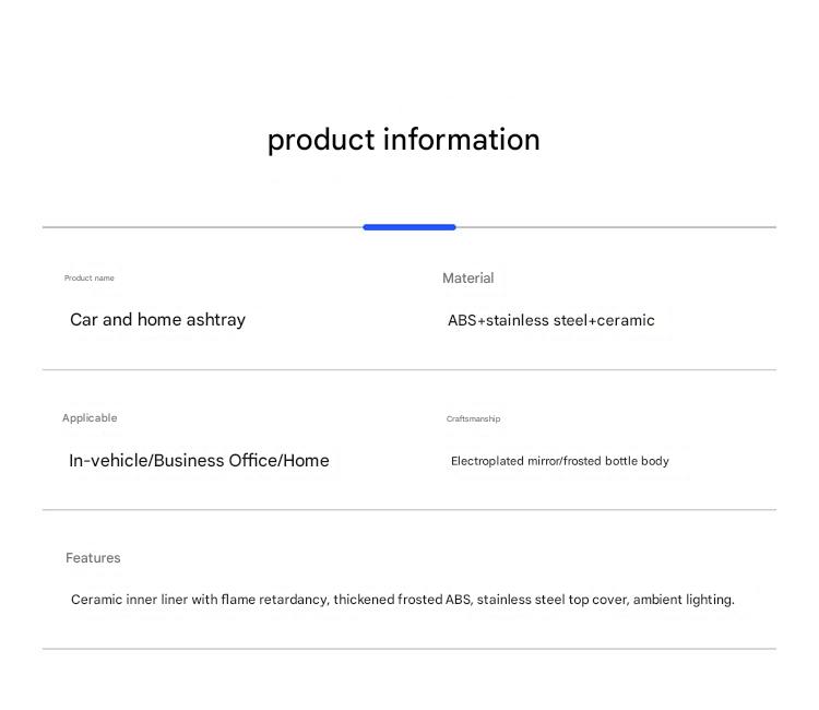 Model 3 / Model Y in-car ashtray