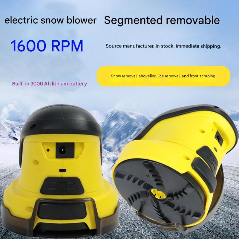 Car snowplow, de-icer