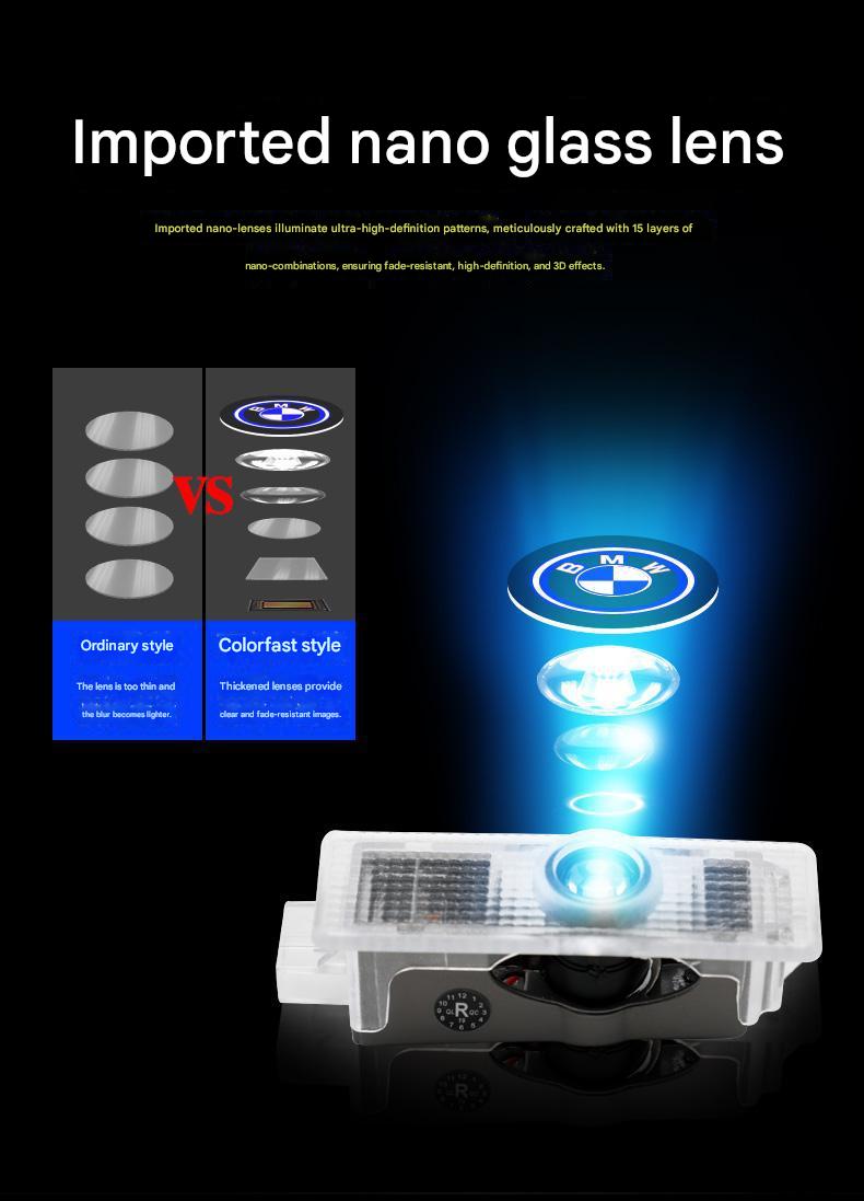 Car door ambient lighting.