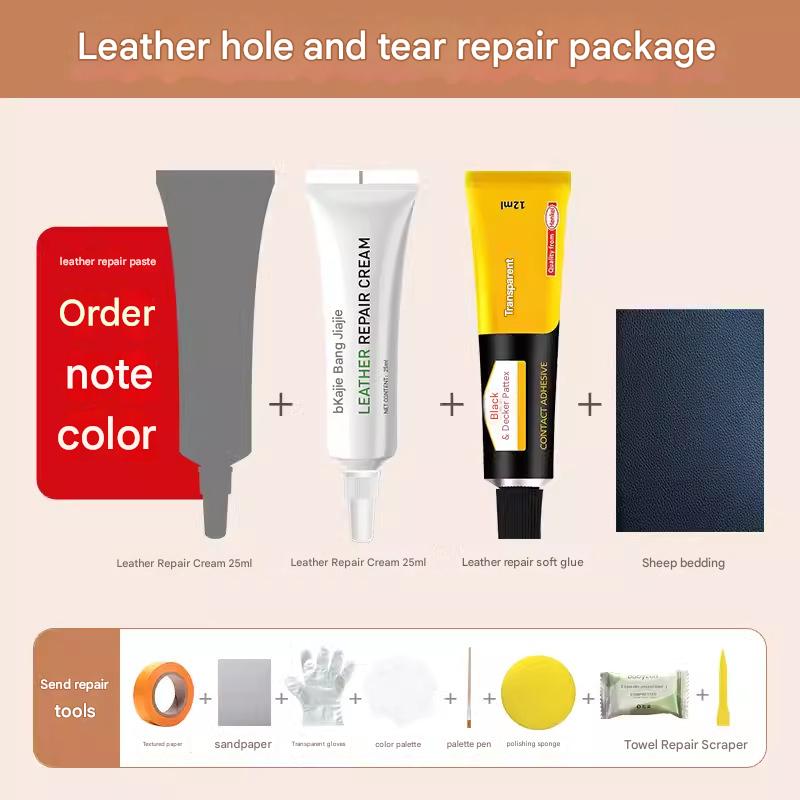 Leather repair cream《Please specify the color in the order notes.》