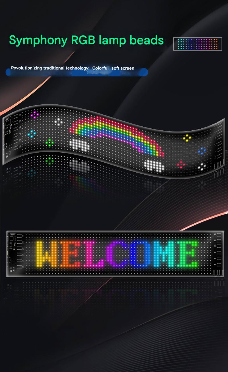 LED Flexible Smart Car Sticker