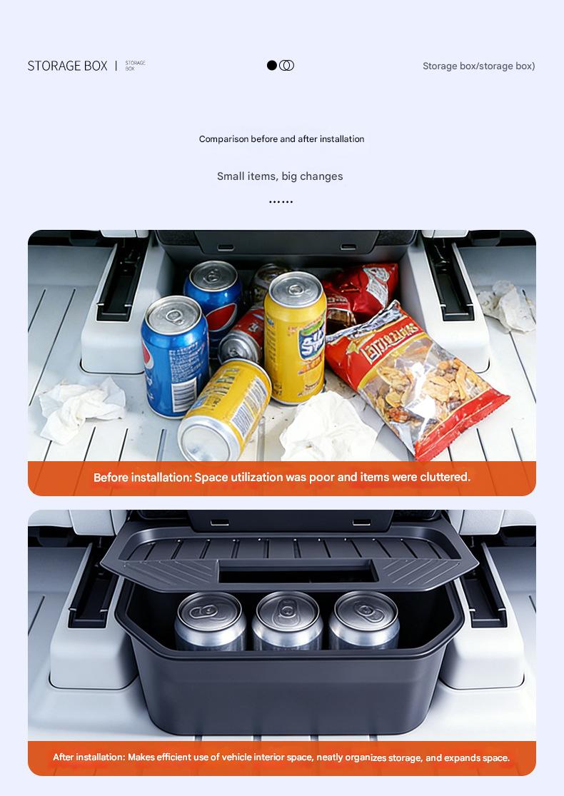 Tesla Model Y rear center storage box