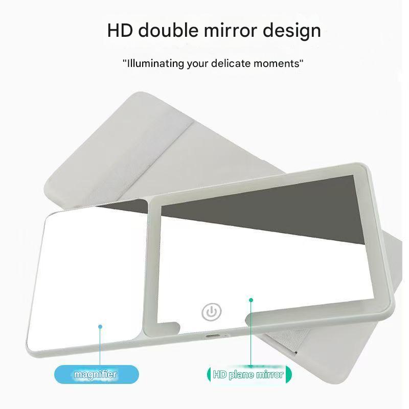 LED car vanity mirror