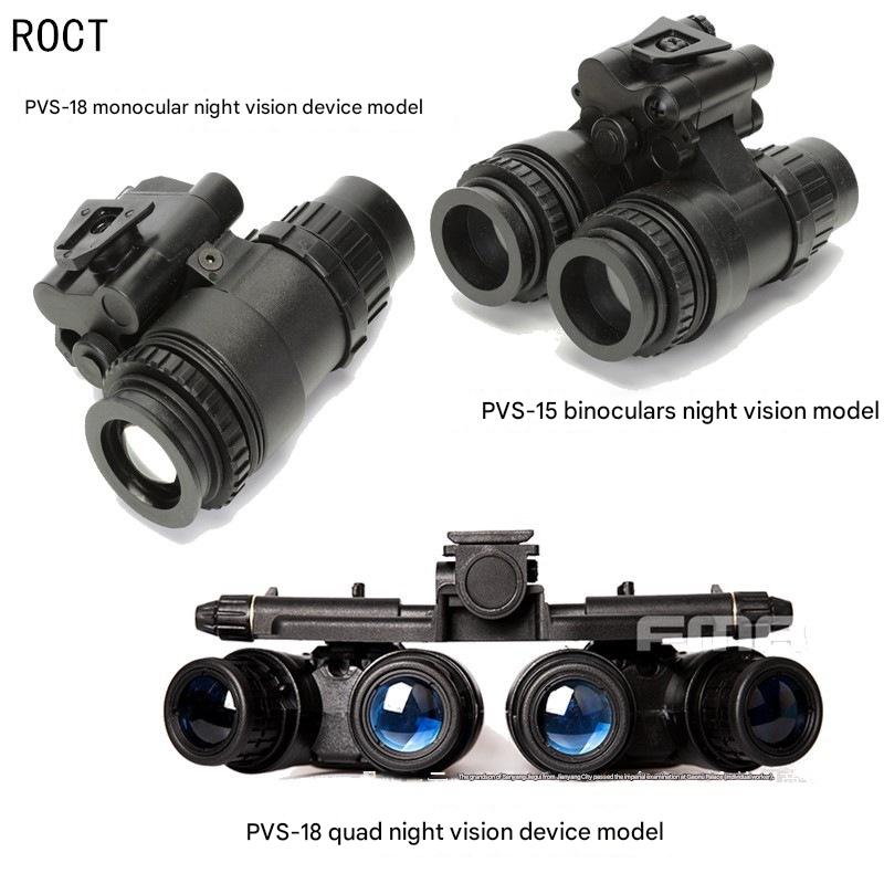 Binoculars, external night vision kit