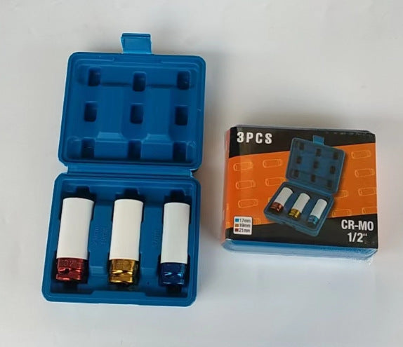 Combination tool set (3, 4, 5 pieces): Phillips head sockets, tire protector sockets (15mm, 17mm, 19mm, 21mm, 22mm adjustable). Product repurchase rate: 47.06%.